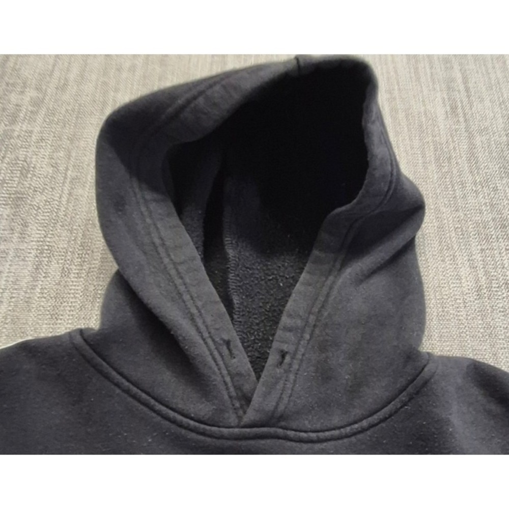 Los Angeles Clippers Adidas Hoodie Men LG Black NBA 3 Strip Sleeve front pocket - Picture 4 of 13